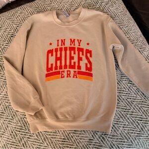 In My Chiefs Era 87 Kelce Swiftie Football Sweatshirt Unisex Size Small Like New